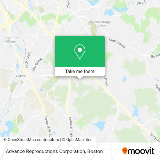 Advance Reproductions Corporation map