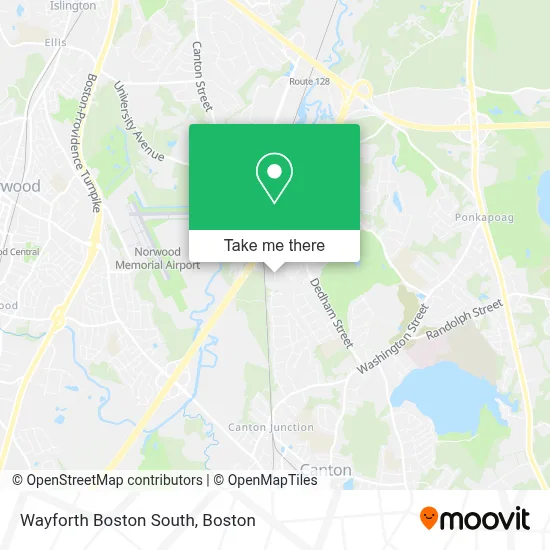 Wayforth Boston South map