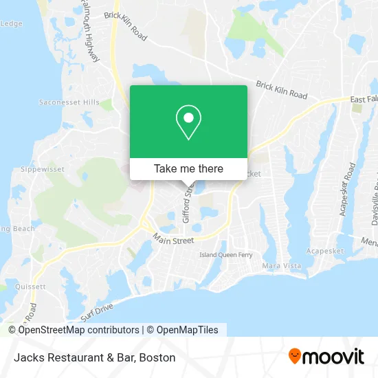 Jacks Restaurant & Bar map