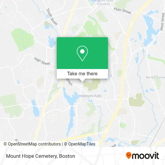 Mount Hope Cemetery map