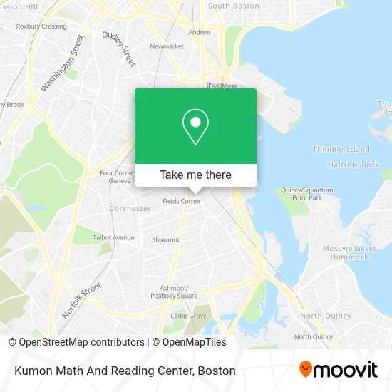 Kumon Math And Reading Center map