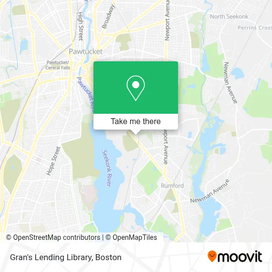 Gran's Lending Library map