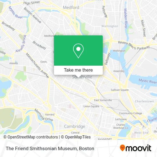 The Friend Smithsonian Museum map