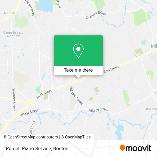 Purcell Piano Service map