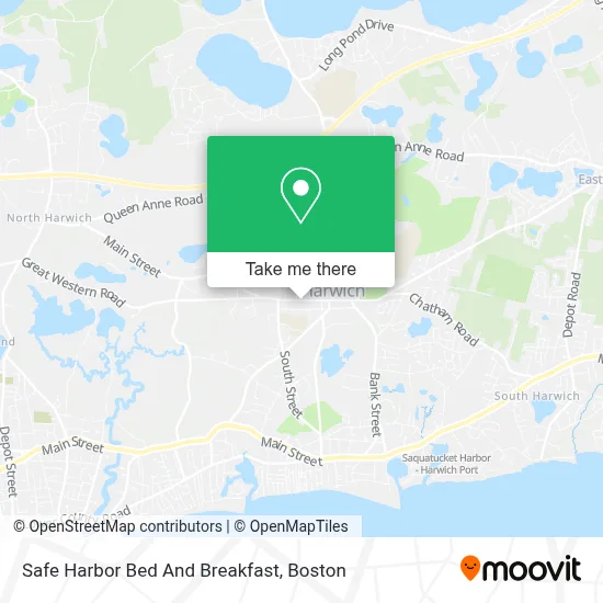Safe Harbor Bed And Breakfast map