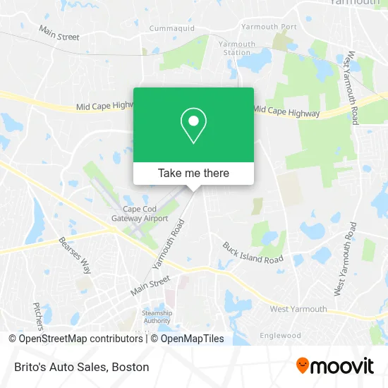 Brito's Auto Sales map