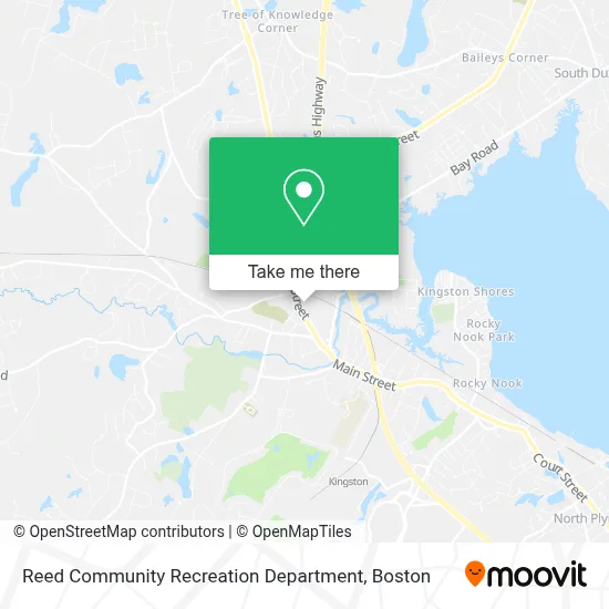 Reed Community Recreation Department map
