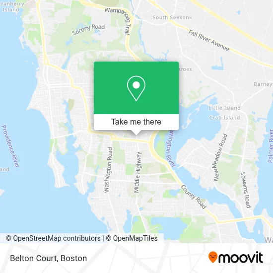 Belton Court map