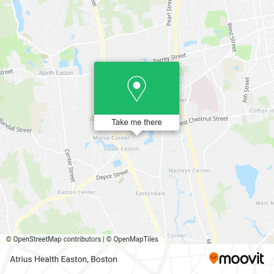 Atrius Health Easton map