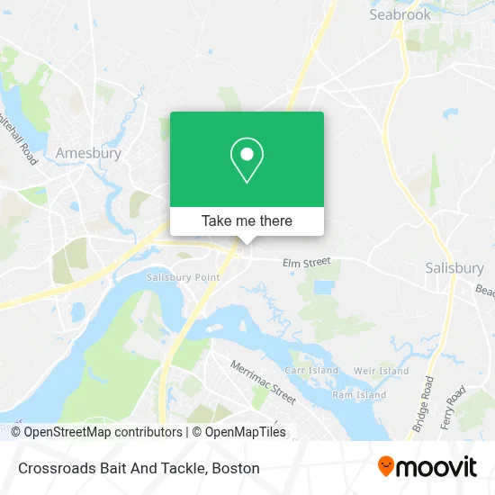 Crossroads Bait And Tackle map