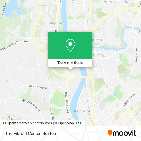 The Fibroid Center map