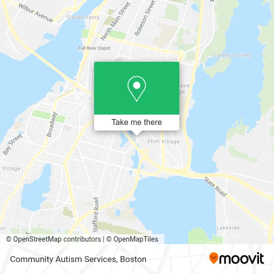 Community Autism Services map