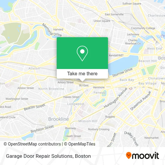 Garage Door Repair Solutions map