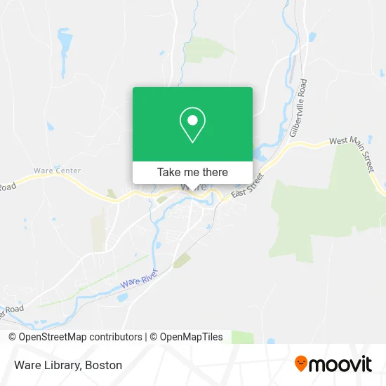 Ware Library map