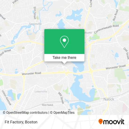 Fit Factory map