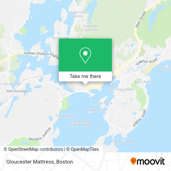 Gloucester Mattress map