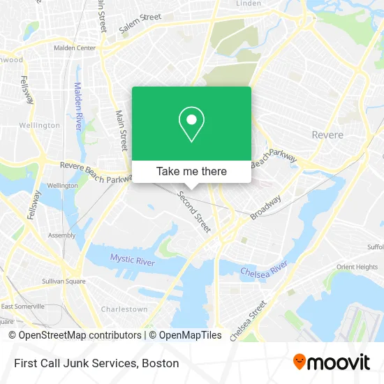 First Call Junk Services map