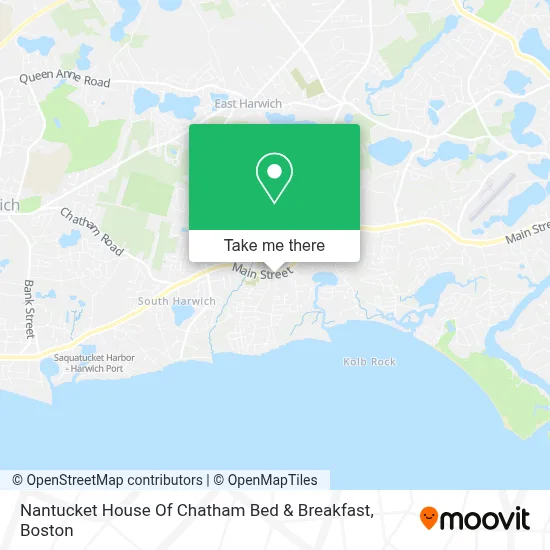 Nantucket House Of Chatham Bed & Breakfast map