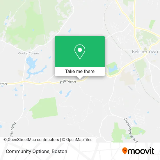 Community Options map