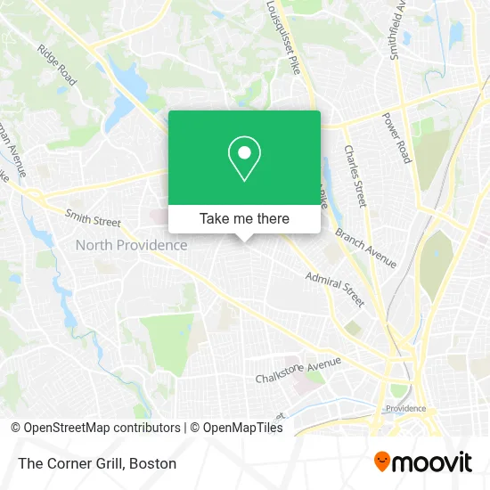 The Corner Grill map