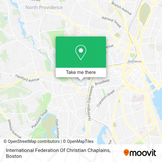 International Federation Of Christian Chaplains map