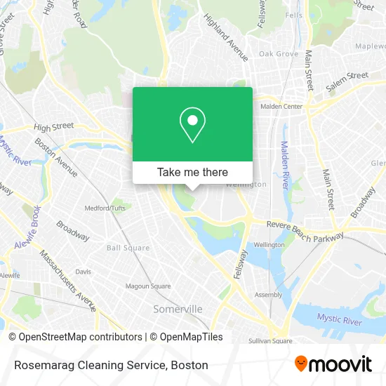 Rosemarag Cleaning Service map