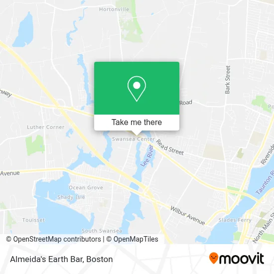 Almeida's Earth Bar map