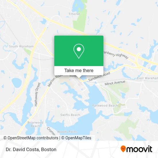 Dr. David Costa map