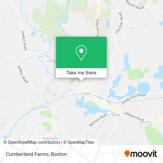 Cumberland Farms map
