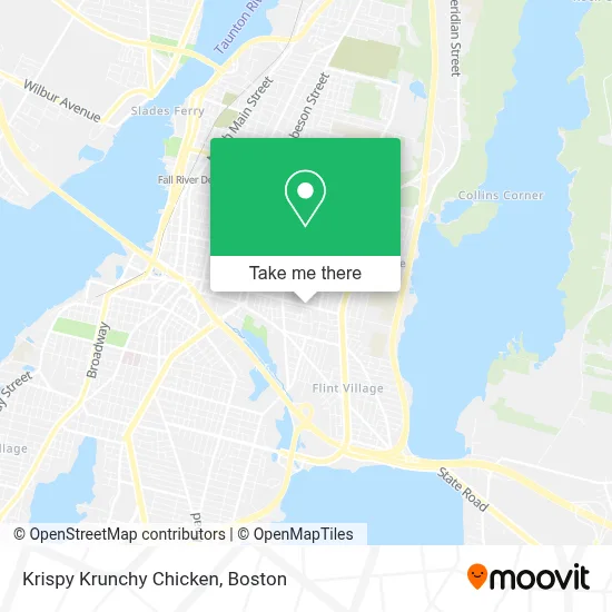 Krispy Krunchy Chicken map