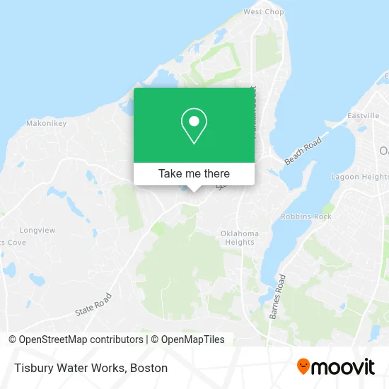 Tisbury Water Works map