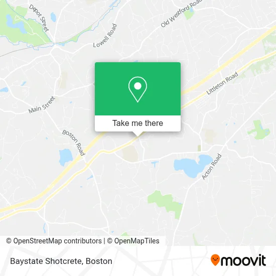 Baystate Shotcrete map