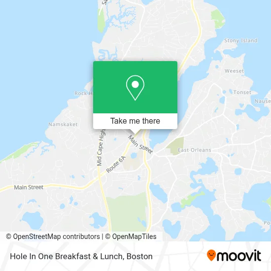 Hole In One Breakfast & Lunch map