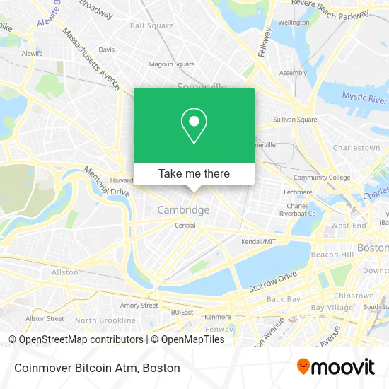 Coinmover Bitcoin Atm map