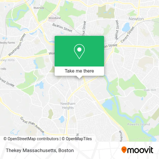 Thekey Massachusetts map