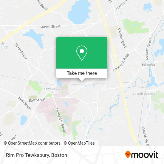 Rim Pro Tewksbury map
