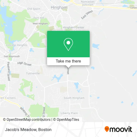Jacob's Meadow map