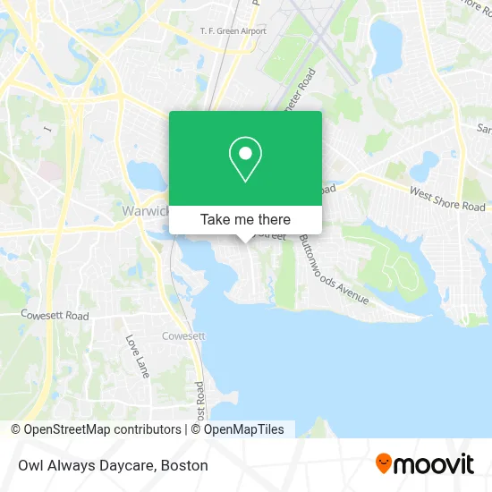 Owl Always Daycare map