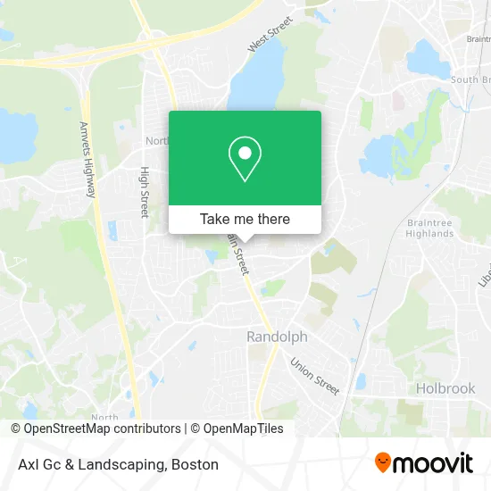 Axl Gc & Landscaping map