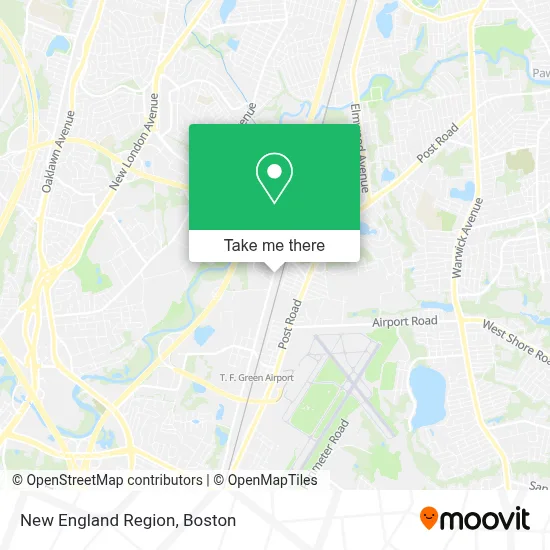 New England Region map
