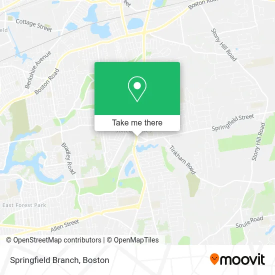 Springfield Branch map