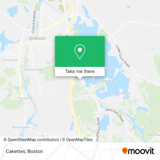 Cakettes map