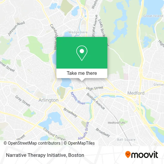 Narrative Therapy Initiative map