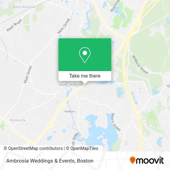 Ambrosia Weddings & Events map