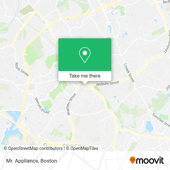 Mr. Appliance map