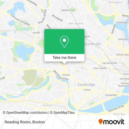 Reading Room map