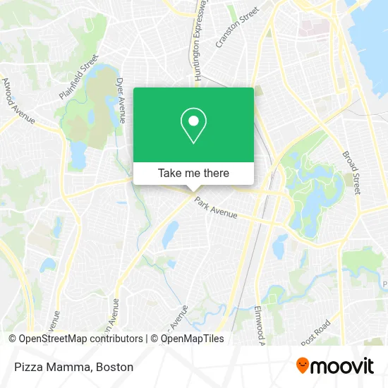 Pizza Mamma map