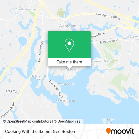 Cooking With the Italian Diva map