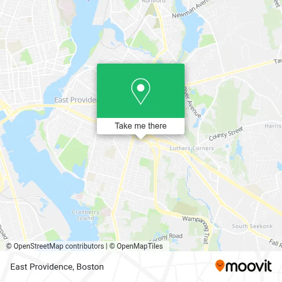 East Providence map