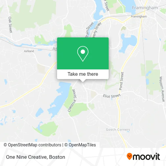 One Nine Creative map